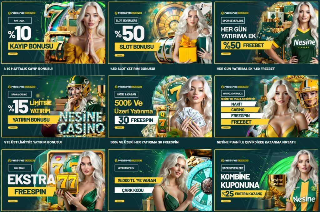 Nesinecasino Bonus Programları ve Promosyonlar